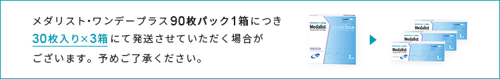 90枚パック1箱につき30枚入りx3箱にて発送させていただく場合がございます